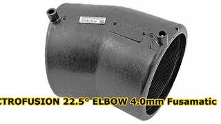 High Performance Electrofusion Elbow Fitting ｜PE100, 4.0mm Fusamatic (Automatic) Pin