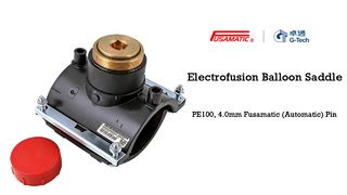 Electrofusion Balloon Saddle PE100, 4mm Automatic Pin