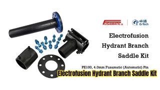 Kit de selle de branchement de bouche d'électrofusion PE100, broche Fusamatic (automatique) de 4,0 mm