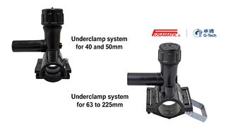 Electrofusion Multiseal Tapping Tee - Underclamp 4mm Automatic Pin, 20-32mm Outlet, Without Tube