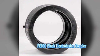 PE100 Black Electrofusion Coupler Sleeve DN315-400 | 4.0mm Manual Pin | PN16 Water / 10 Bar Gas 